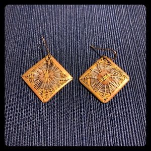 Tri-color Fishhook Earrings